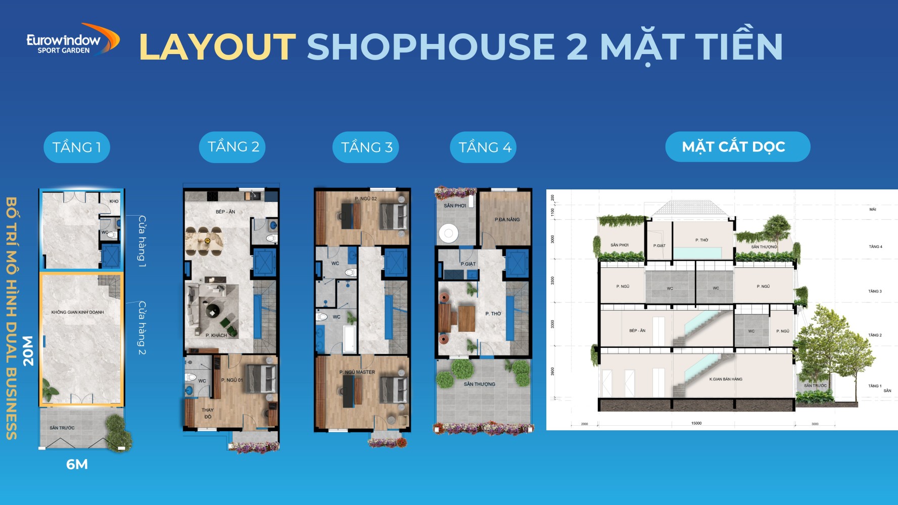 Mặt bằng Shophouse hai mặt tiền kết hợp phố đo bộ có mái che Eurowindow Sport Garden Thành Vinh Nghệ An Mặt bằng Shophouse hai mặt tiền kết hợp phố đo bộ có mái che Eurowindow Sport Garden Thành Vinh Nghệ An